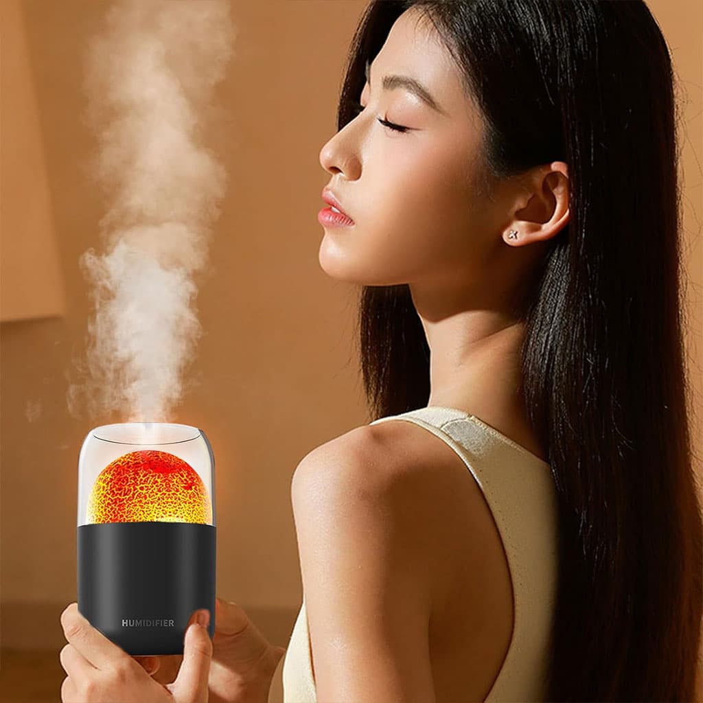 Diffuseur d’arômes Effet Volcan Lumineux 300ML - Décoration - صورة 7