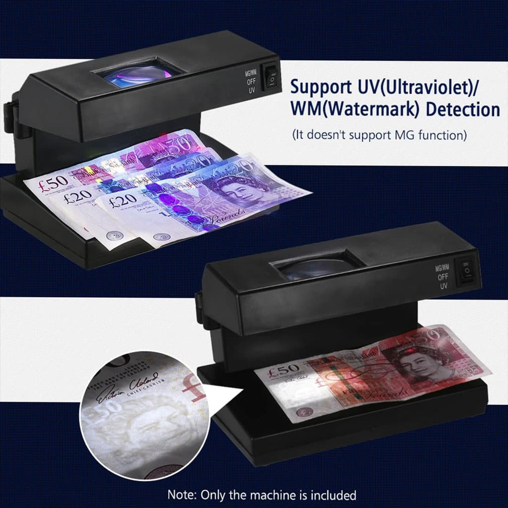 Détecteur de faux billets avec lumière UV bleue et blanche - Divers - صورة 2