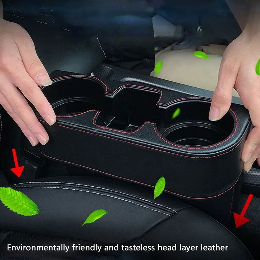 Organisateur de remplissage d’espace de voiture avec porte-gobelet - Accessoires Auto/Moto - صورة 2
