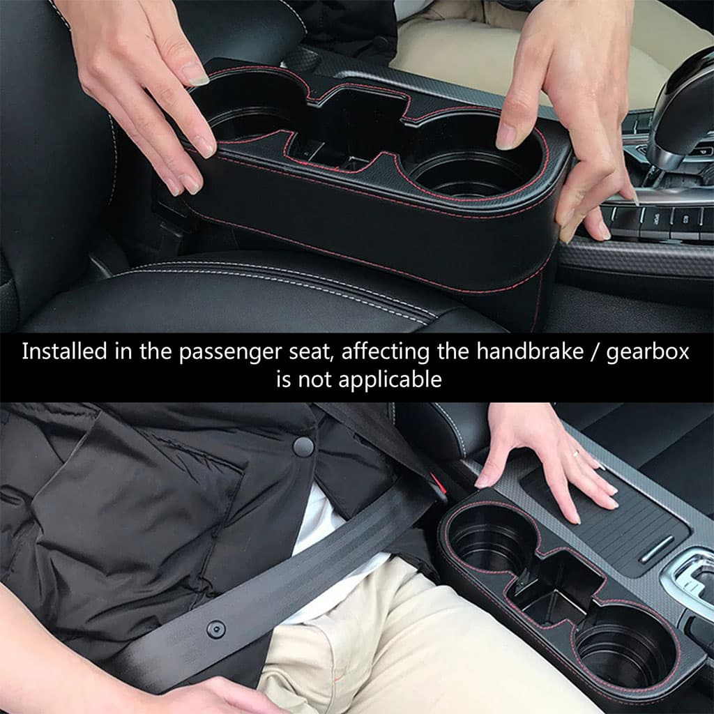 Organisateur de remplissage d’espace de voiture avec porte-gobelet - Accessoires Auto/Moto - صورة 3