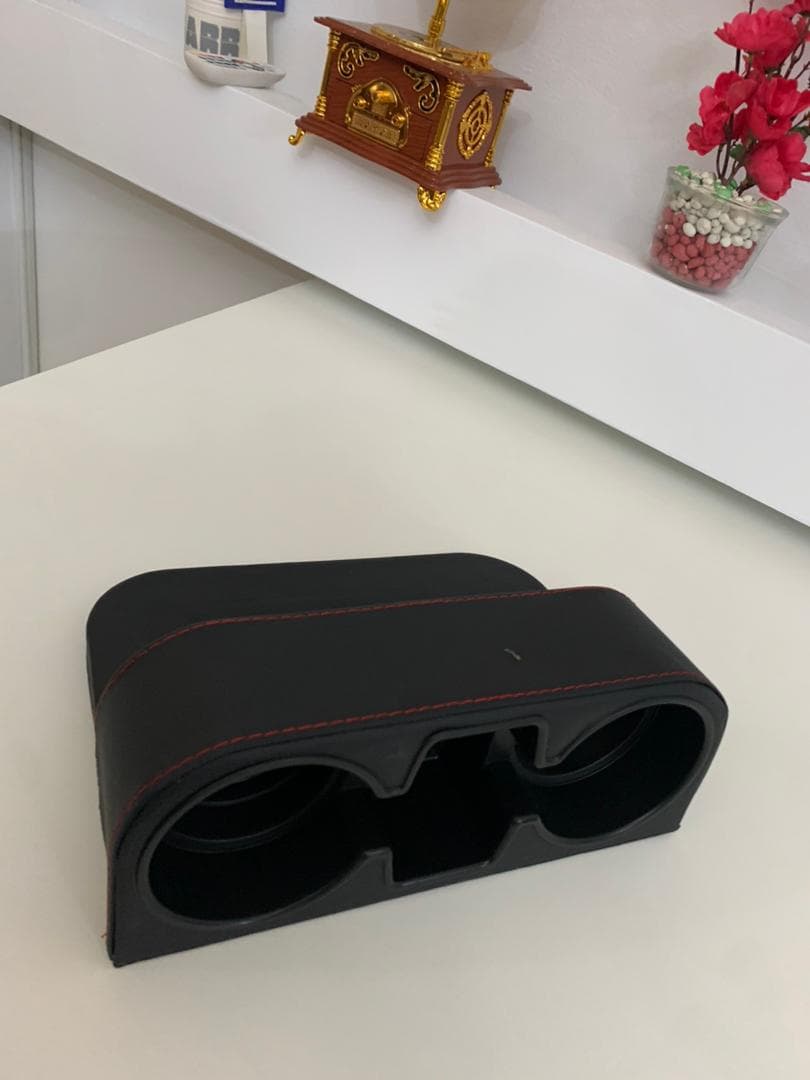 Organisateur de remplissage d’espace de voiture avec porte-gobelet - Accessoires Auto/Moto - صورة حقيقية 11