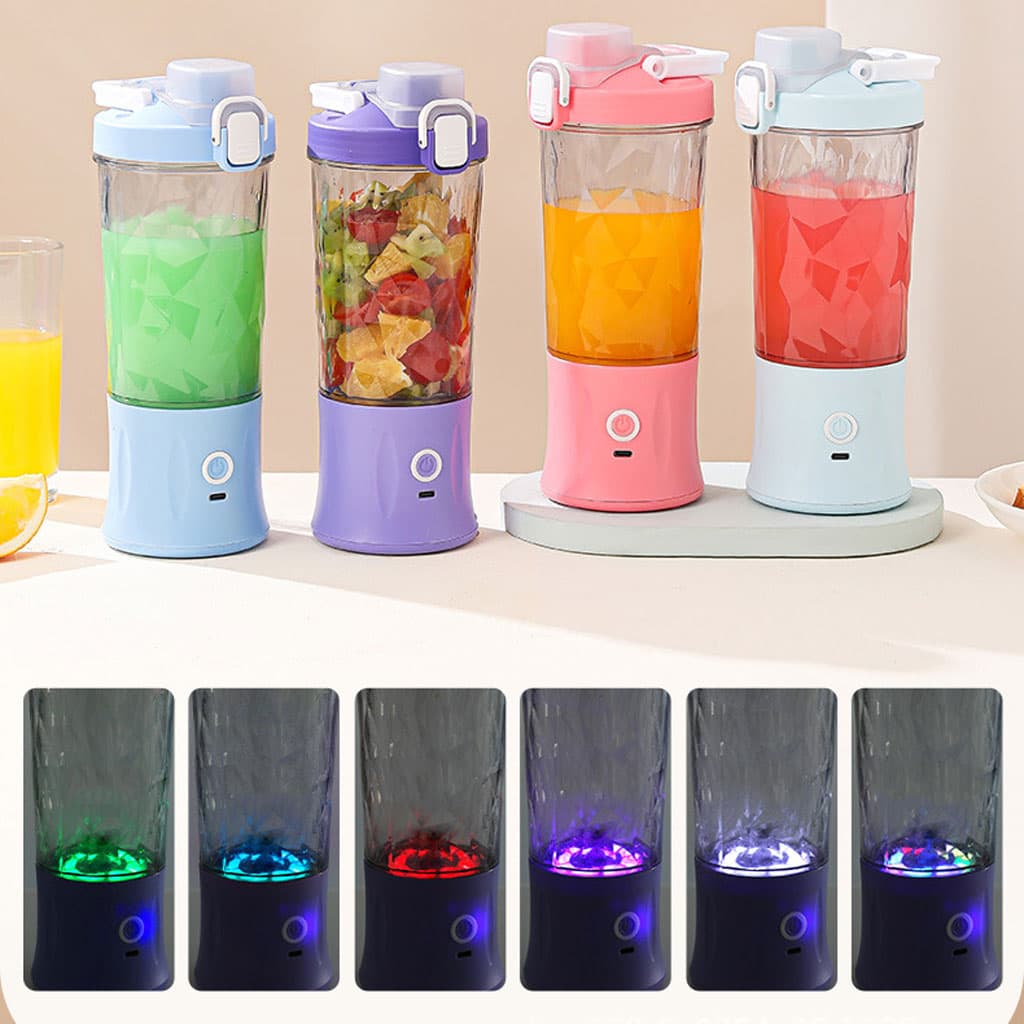Mixeur Broyeur à Glace Rechargeable Portable 600ml - Cuisine - صورة 3