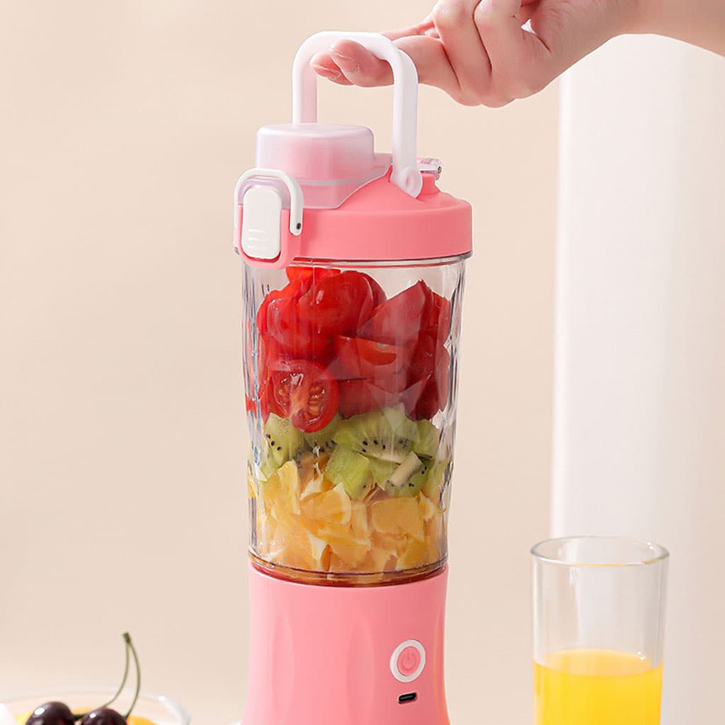 Mixeur Broyeur à Glace Rechargeable Portable 600ml - Cuisine - صورة 4