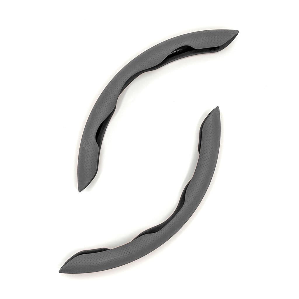 Couvre Volant Universel en Simili Cuir 2Pcs - Accessoires Auto/Moto - صورة 3