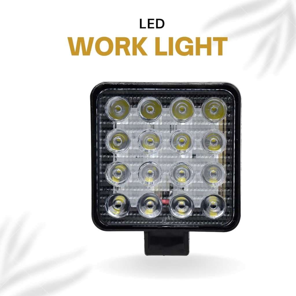 Phare de Travail LED 12V-24V en Aluminium pour Véhicules – مصابيح أمامية LED للألمنيوم 12 – 24 فولت لللمركبات - Accessoires Auto/Moto - صورة 7
