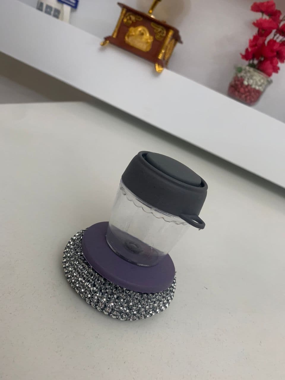 Brosse à Main avec Distributeur de Savon pour Cuisine – فرشاة يدوية بموزع صابون للمطبخ - Cuisine - صورة حقيقية 9