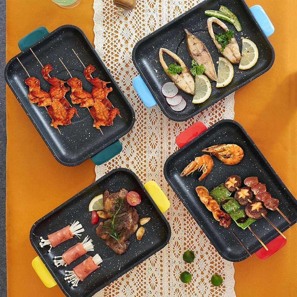 Gril Électrique Antiadhésif d’Intérieur 26cm – شواية كهربائية مضادة للالتصاق للاستخدام الداخلي - Cuisine - صورة 3