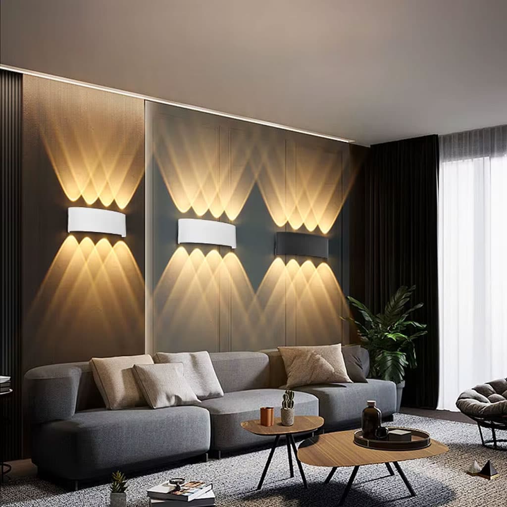 Applique Murale étanche LED 8W Lumière Blanc Chaud 6500K – مصباح جداري - Maison - صورة 5