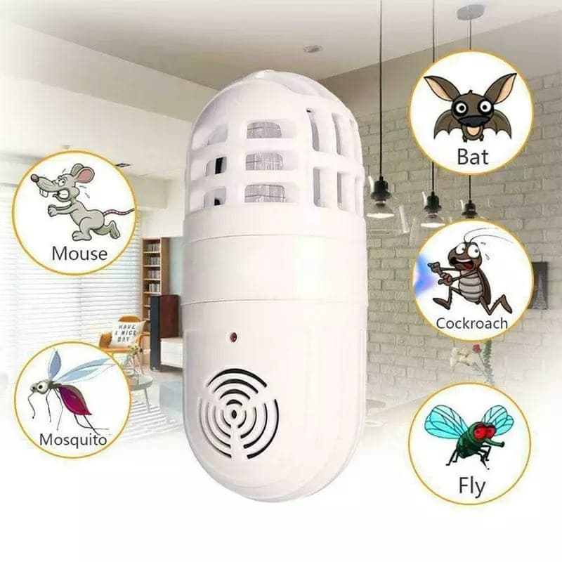 Répulsif antiparasitaire ultrasonique 2en1 et zapper d'insectes piège à lampe électrique - Électronique - صورة 7