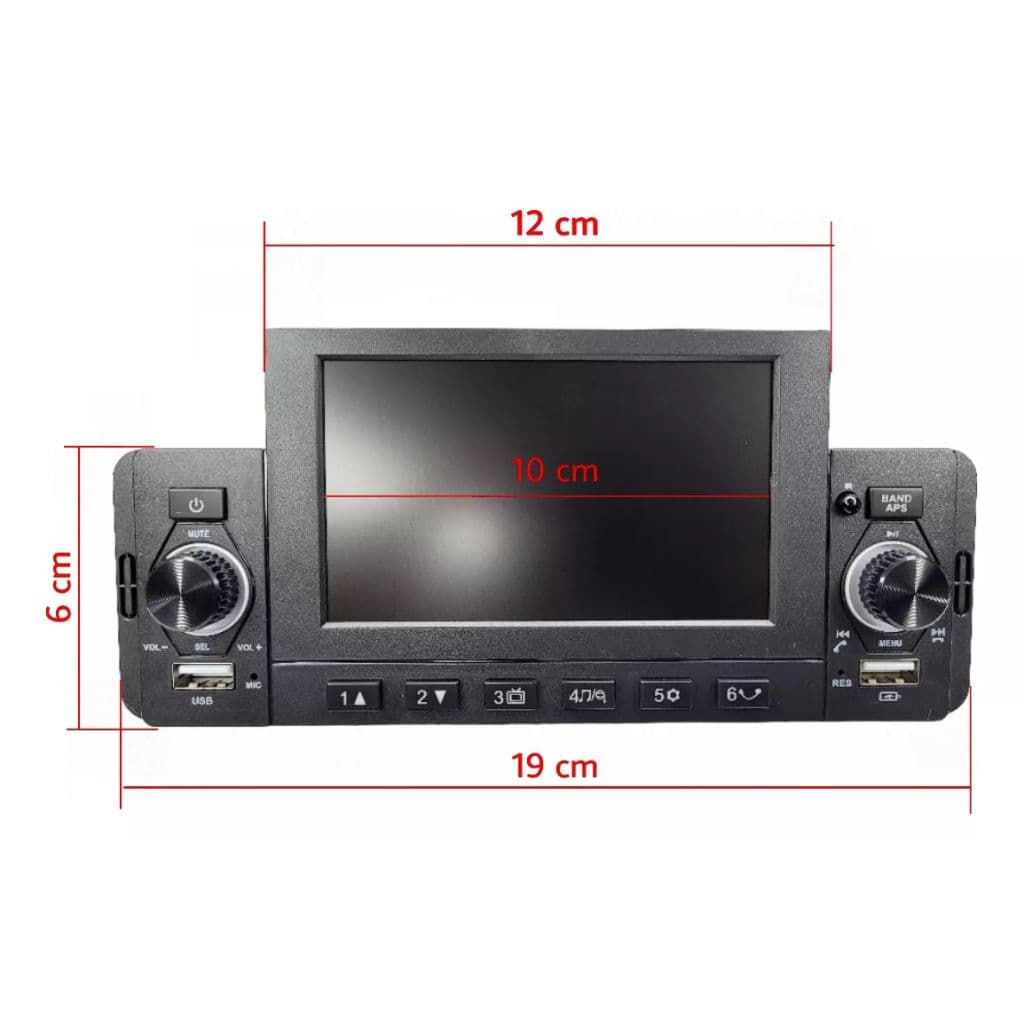 Autoradio Bluetooth avec Écran MP5 et Fonction MirrorLink – راديو سيارة بلوتوث مع شاشة - Accessoires Auto/Moto - صورة 8