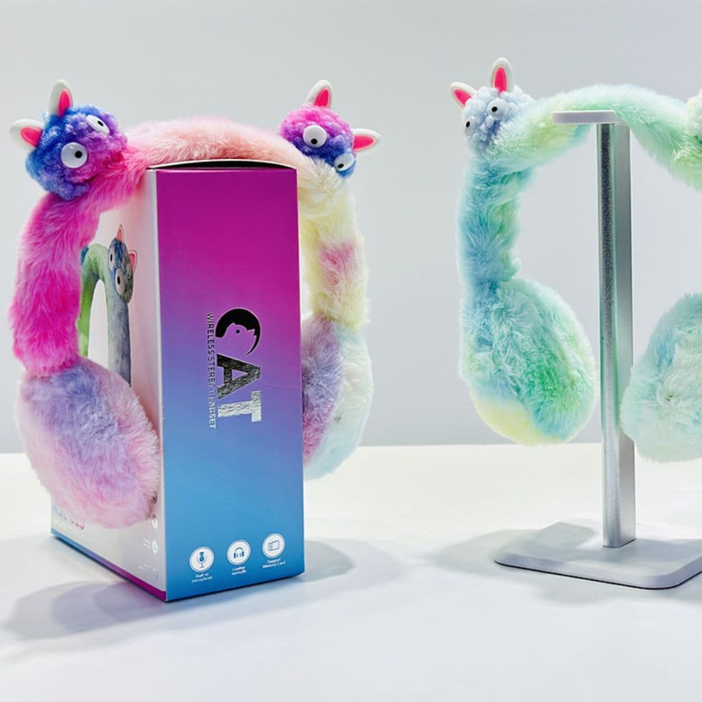 Casque Bluetooth sans Fil avec Haut-Parleur 40mm cute – سماعات بلوتوث لاسلكية بمكبر صوت 40 مم - Électronique - صورة 2
