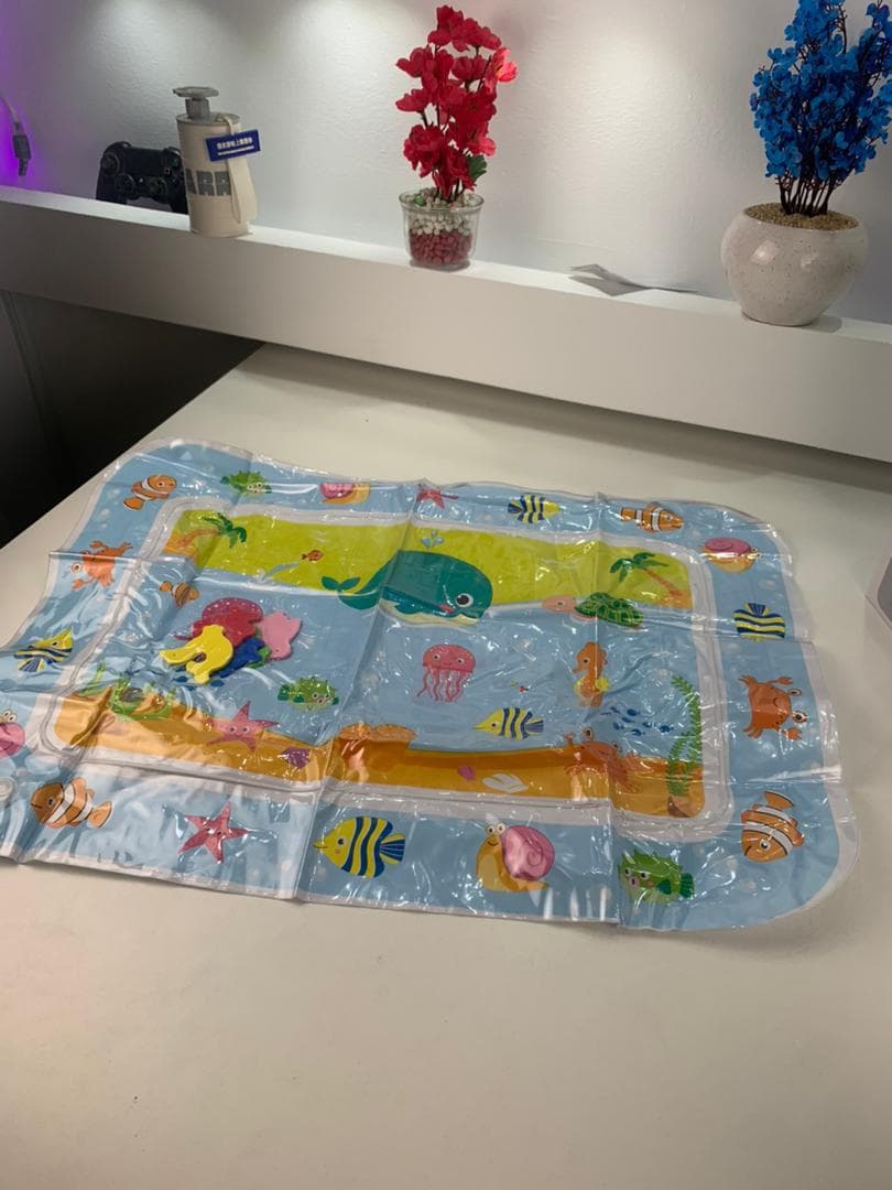 Tapis D’eau Gonflable de Jeu pour Bèbè – بساط مائي للرضع - Maternité - صورة حقيقية 6