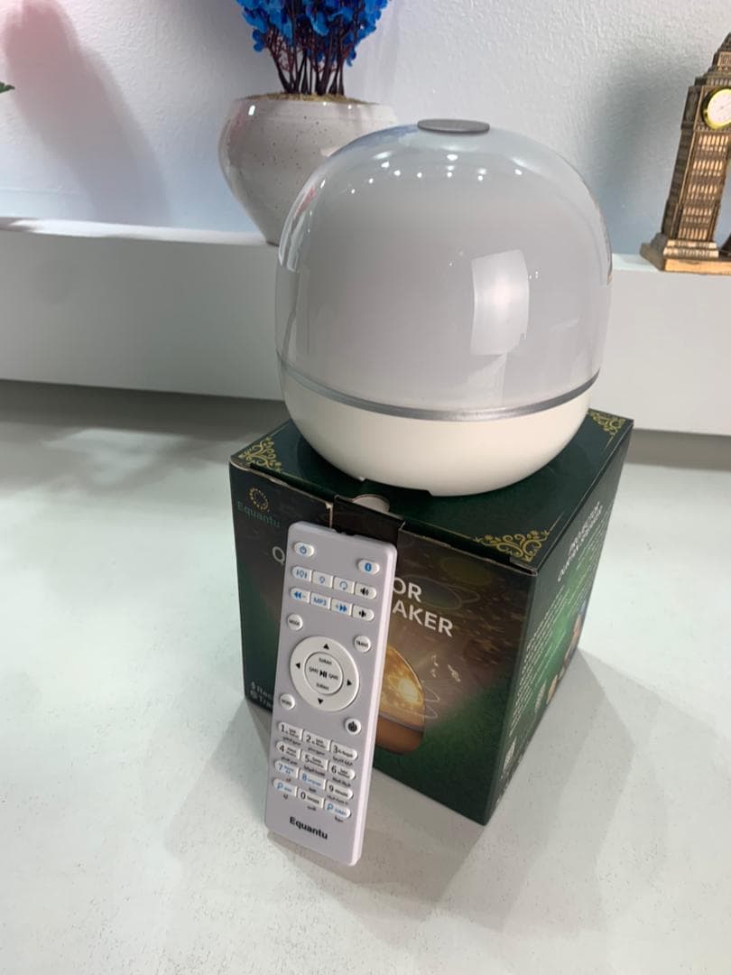 Lampe de Projection Rotative avec Haut-Parleur du Coran – مصباح إسقاط مع مكبر صوت للقرآن - Électronique - صورة حقيقية 12