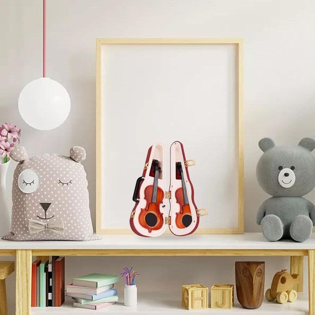 Boîte à Musique Vintage avec Déesse Rotative et Mécanisme de Violon – صندوق موسيقى مع آلية كمان - Décoration - صورة 5