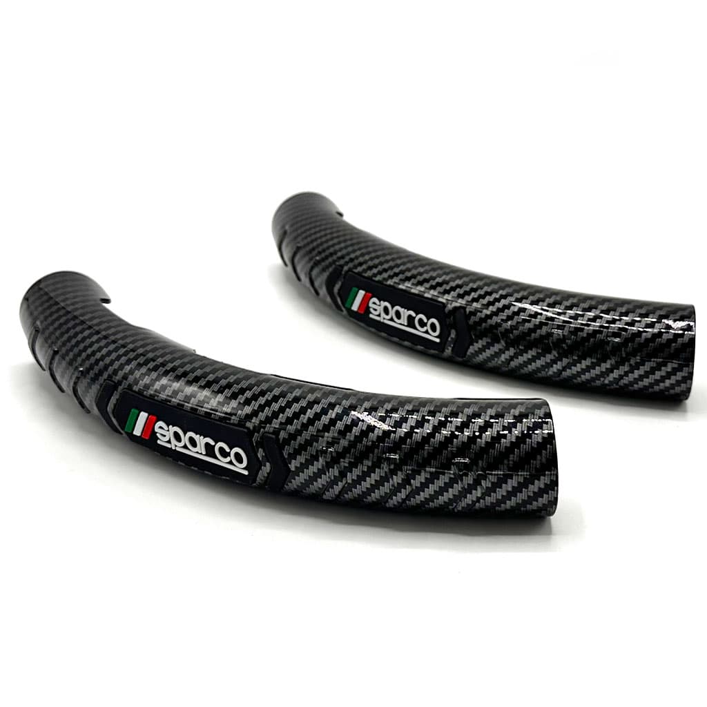 Couvre Volant Universel en Carbon Fiber 2Pcs - Accessoires Auto/Moto - صورة 4