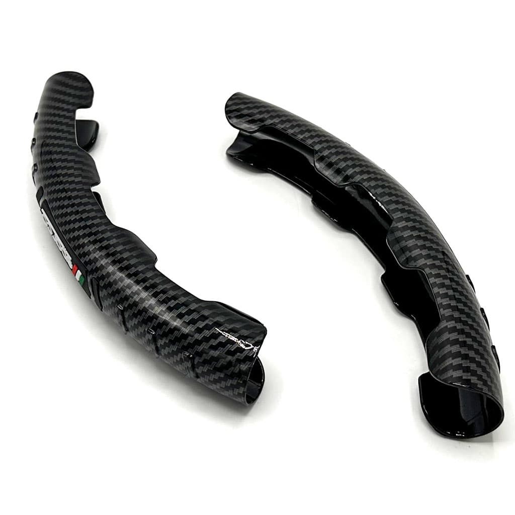 Couvre Volant Universel en Carbon Fiber 2Pcs - Accessoires Auto/Moto - صورة 6