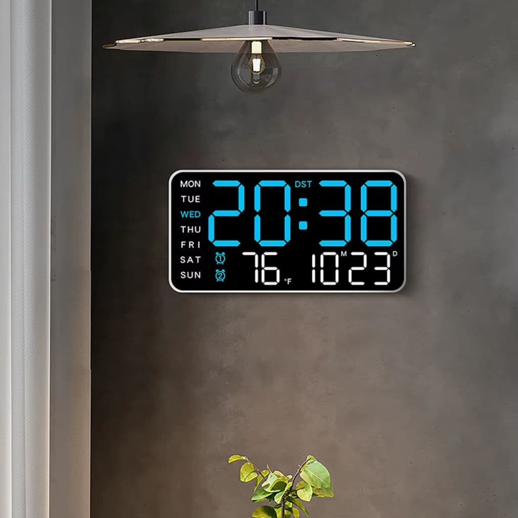 Horloge Murale et Table Numérique à Écran LED Multifunction – ساعة حائط و طاولة رقمية - Électronique - صورة 2