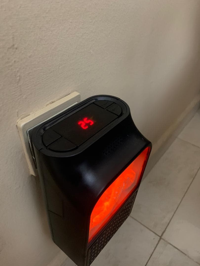 Chauffage Électrique Portable avec Effet Flamme 3D – مدفأة كهربائية محمولة بتأثير اللهب ثلاثي الأبعاد - Électronique - صورة حقيقية 12