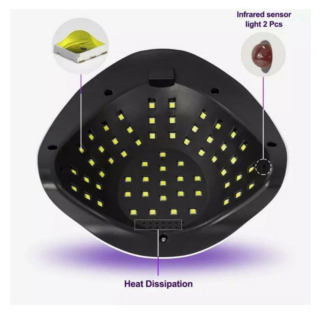 Lampe à Ongles UV LED 248W avec Capteur Automatique et Minuteries – مصباح أظافر - Soins et Beauté - صورة 5