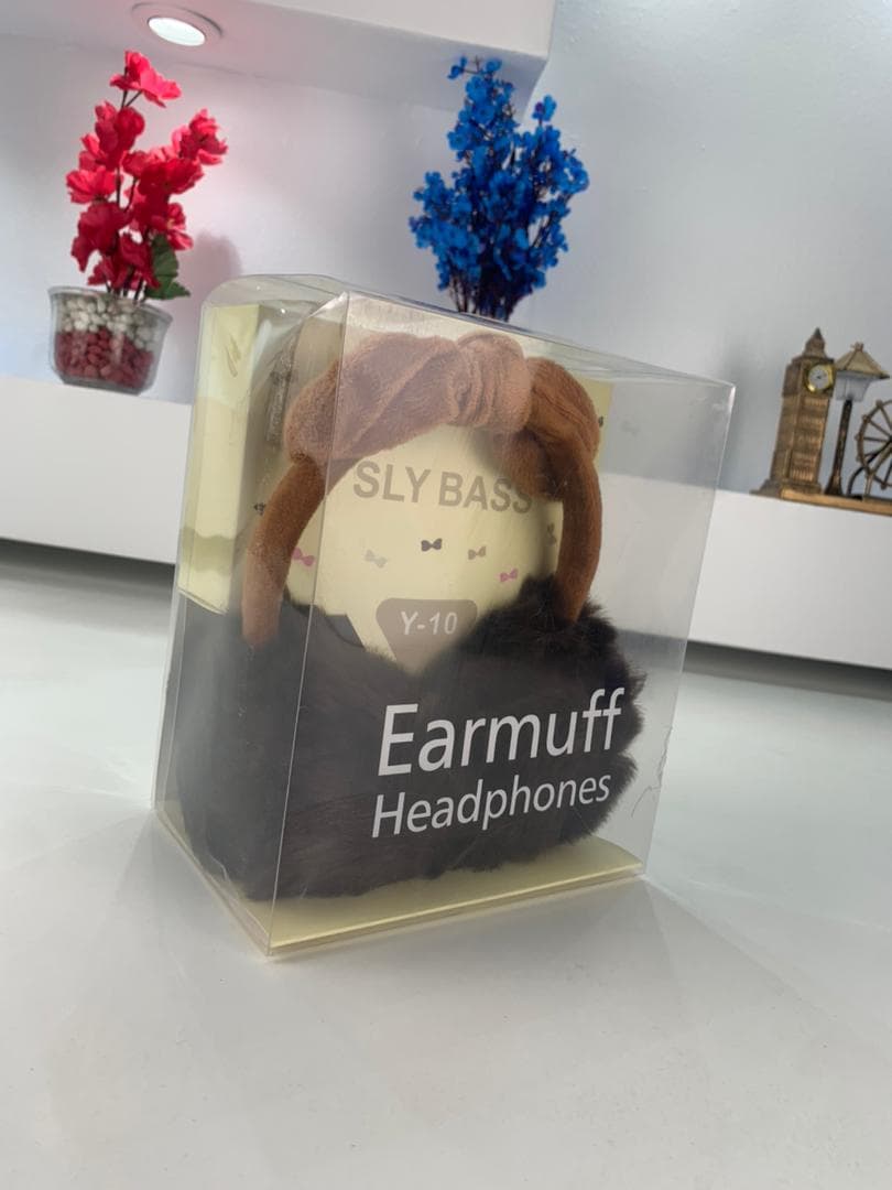 Cache-Oreilles et Casque Audio en Fausse Fourrure pour Femmes – سماعات رأس دافئة - Électronique - صورة حقيقية 17