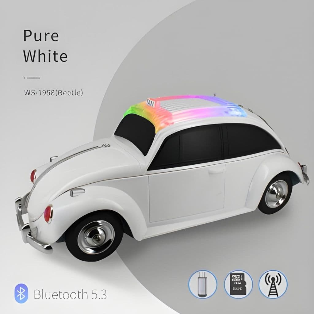 Haut-parleur Bluetooth sans fil Beetle Voiture – سيارة مكبر صوت بلوتوث لاسلكي - Électronique - صورة 4