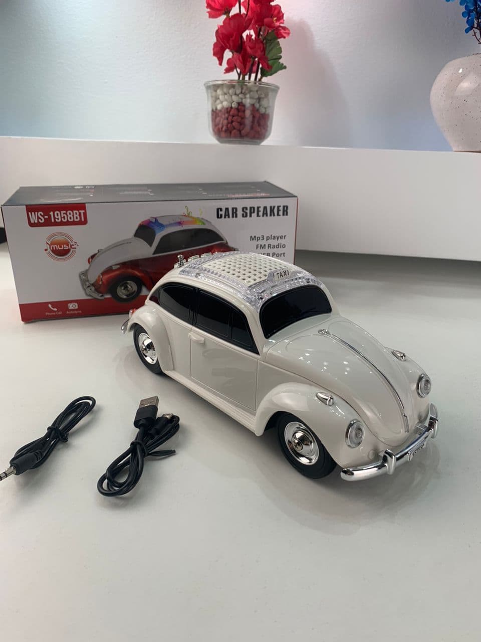Haut-parleur Bluetooth sans fil Beetle Voiture – سيارة مكبر صوت بلوتوث لاسلكي - Électronique - صورة حقيقية 5