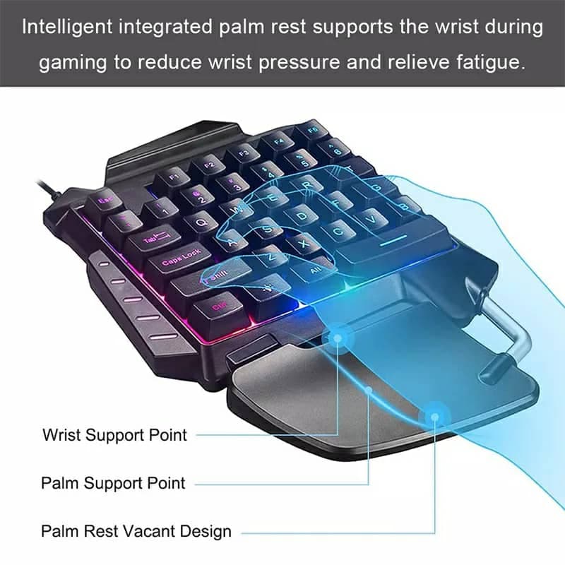 Mix Pro Clavier Souris 4en1 Pour smartphone Gaming PUBG-Fortnite - Électronique - صورة 5