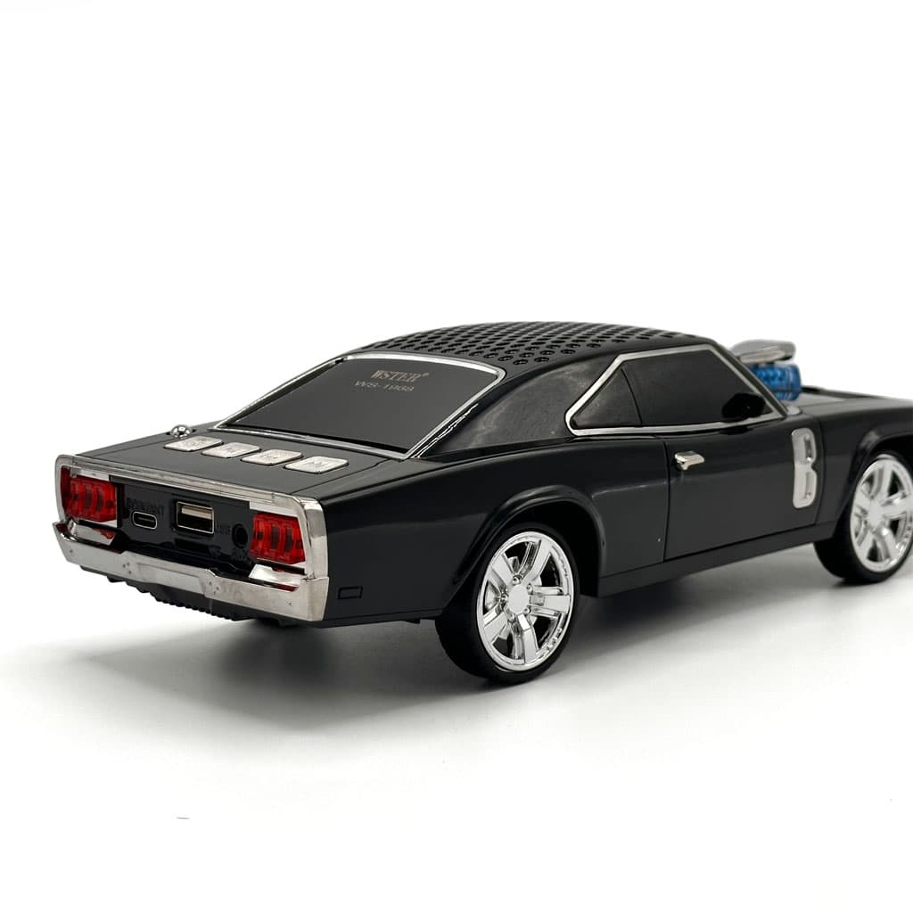 Voiture Haut-Parleur Bluetooth Sans Fil Rechargeable WSTER CAR 1968 – سيارة مكبر صوت بلوتوث لاسلكي - Électronique - صورة 3