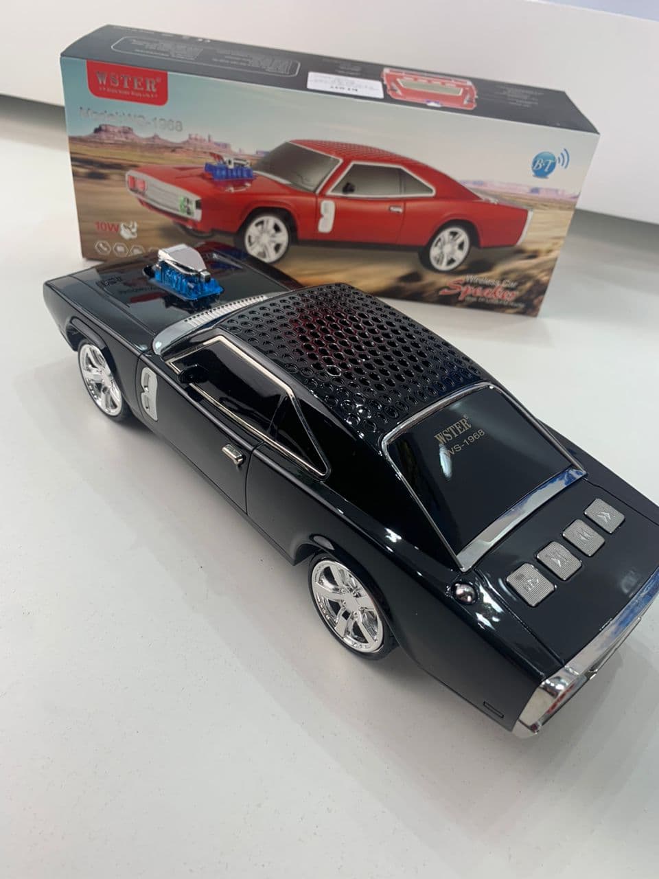 Voiture Haut-Parleur Bluetooth Sans Fil Rechargeable WSTER CAR 1968 – سيارة مكبر صوت بلوتوث لاسلكي - Électronique - صورة حقيقية 9