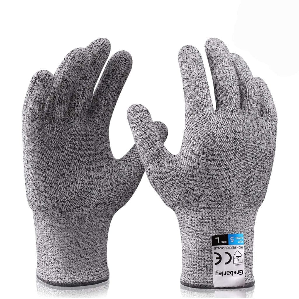 Gant de Protection Anti-Coupure Gant de Sécurité de Niveau 5 – قفازات المقاومة للقطع - Outillage et Bricolage - صورة 2