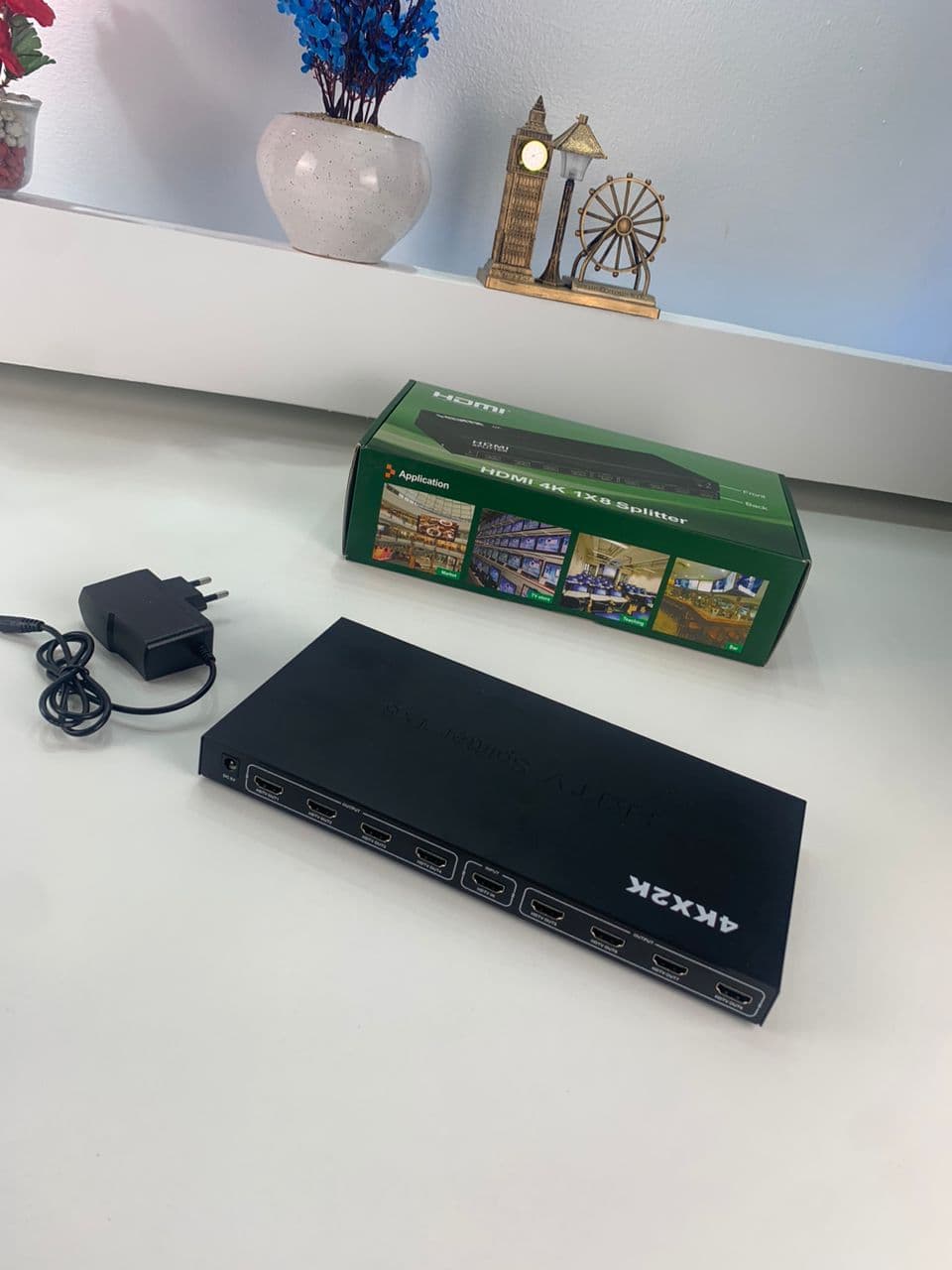 Répartiteur Vidéo HDMI 1x8 avec 8 Ports Compatible 4K – HDMI X8 موزع - Électronique - صورة حقيقية 7