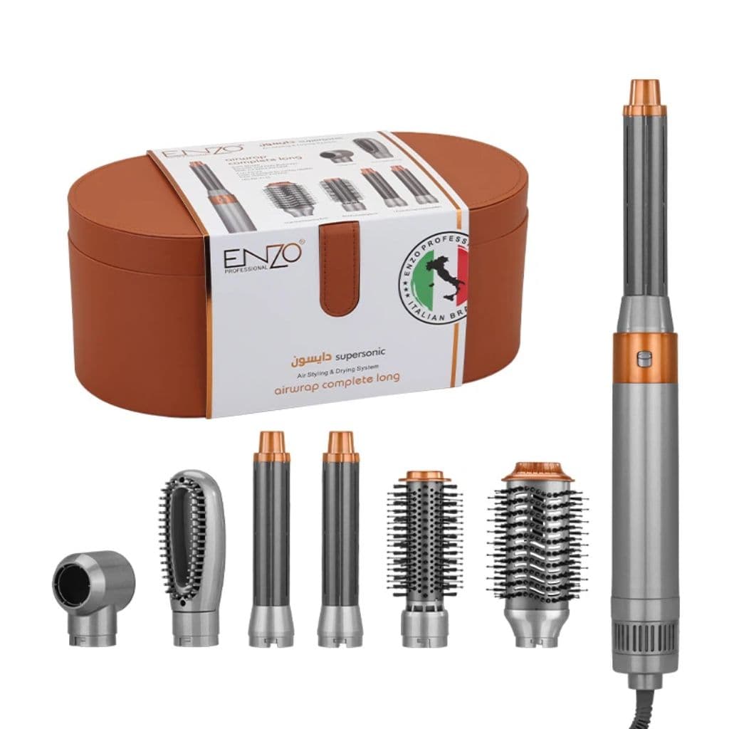 ENZO PROFESSIONAL Kit Supersonic Air Styler 6 en 1 - طقم مصفف الشعر - Électronique - صورة 7