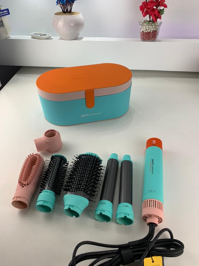 ENZO PROFESSIONAL Kit Supersonic Air Styler 6 en 1 - طقم مصفف الشعر - Électronique - صورة حقيقية 13