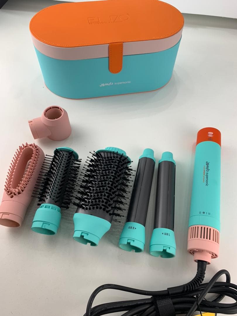 ENZO PROFESSIONAL Kit Supersonic Air Styler 6 en 1 - طقم مصفف الشعر - Électronique - صورة حقيقية 14