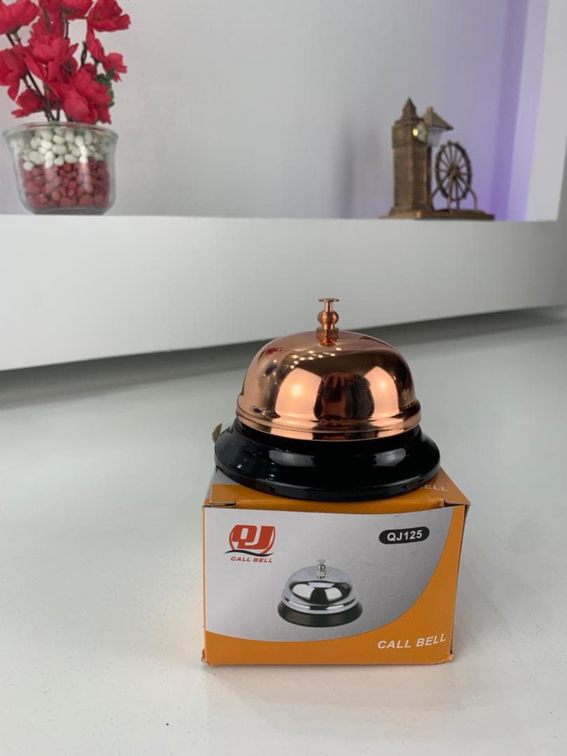 Mini Sonnette d'Appel en Métal Antirouille pour Bureau – جرس نداء معدني صغير مقاوم للصدأ للمكتب - Divers - صورة حقيقية 8