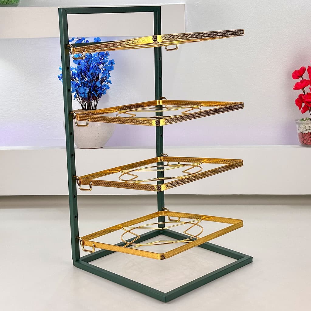 Étagère Porte Gâteaux à 4 Niveaux – رف تقديم أطباق الحلويات بـ 4 مستويات - Maison - صورة حقيقية 5