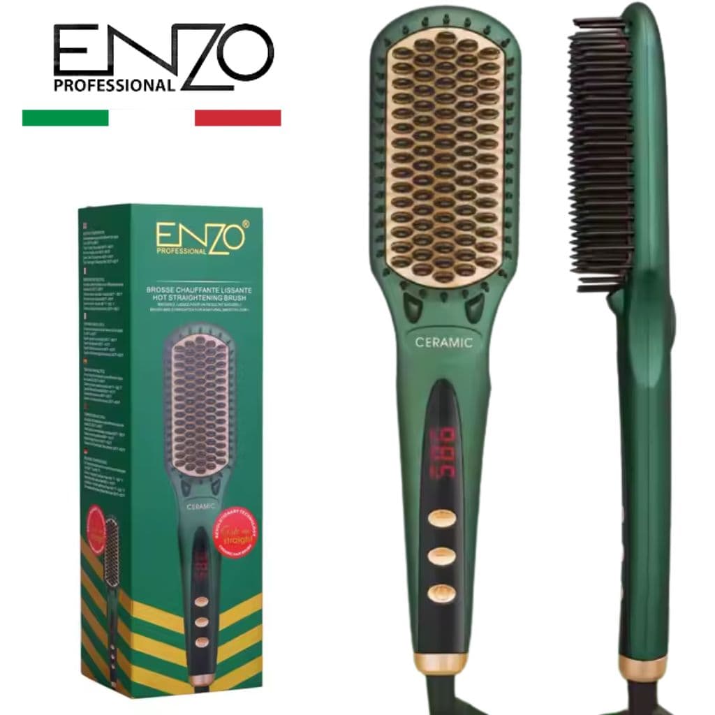 Brosse Lissante ENZO Haute Performance et Technologie Avancée – فرشاة الشعر - Soins et Beauté - صورة 1