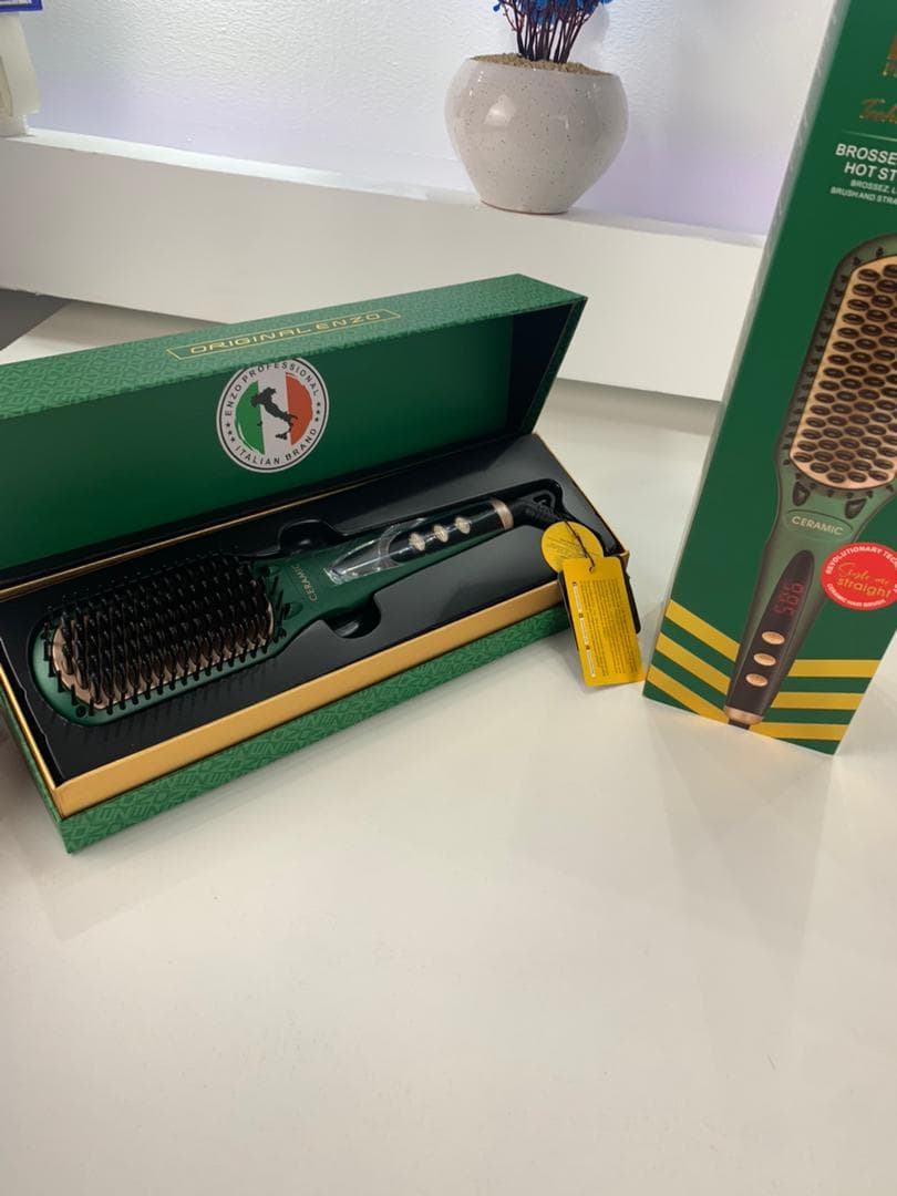 Brosse Lissante ENZO Haute Performance et Technologie Avancée – فرشاة الشعر - Soins et Beauté - صورة حقيقية 9