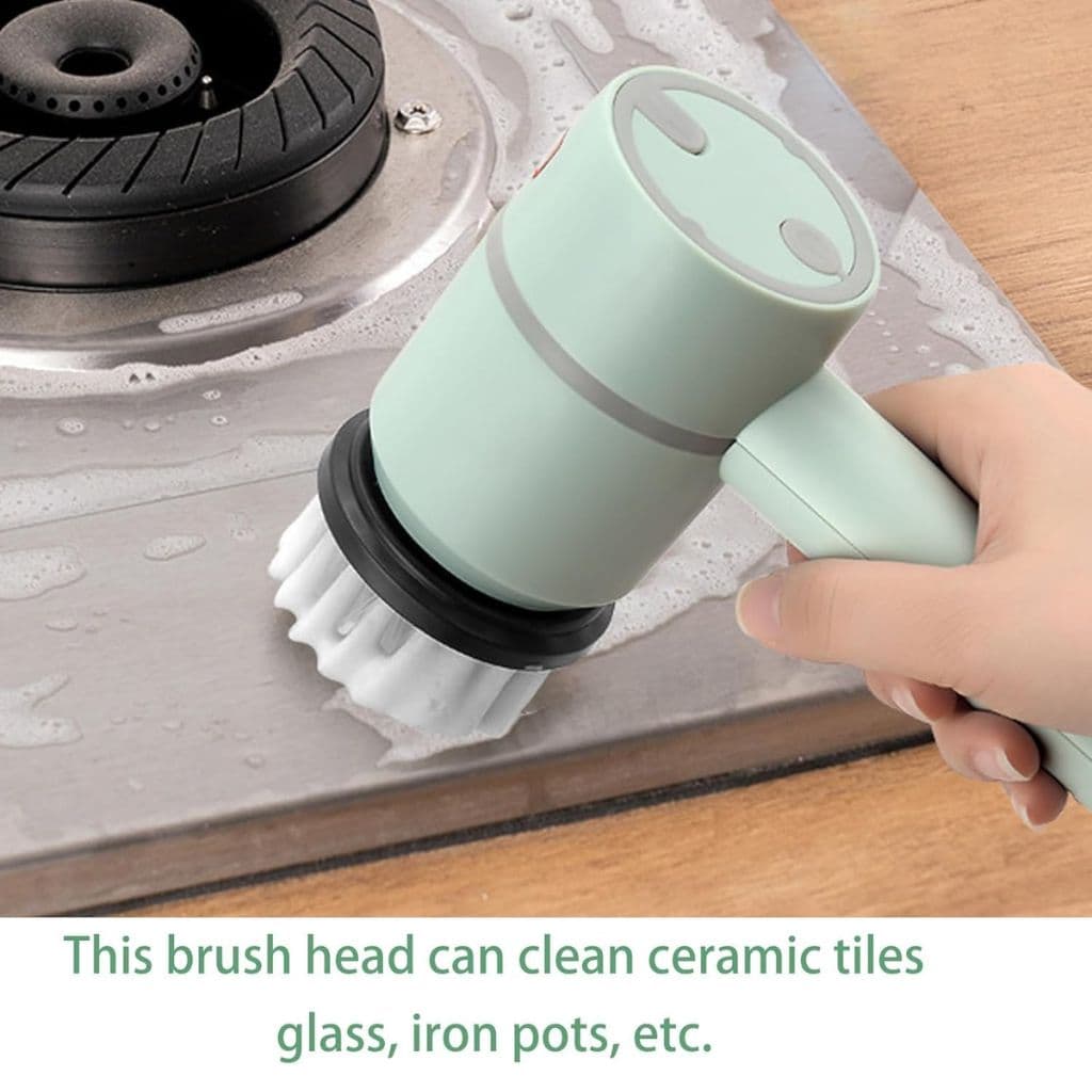 Brosse Électrique Rotative Automatique avec 2 Brosse – فرشاة تنظيف دوارة كهربائية - Cuisine - صورة 2