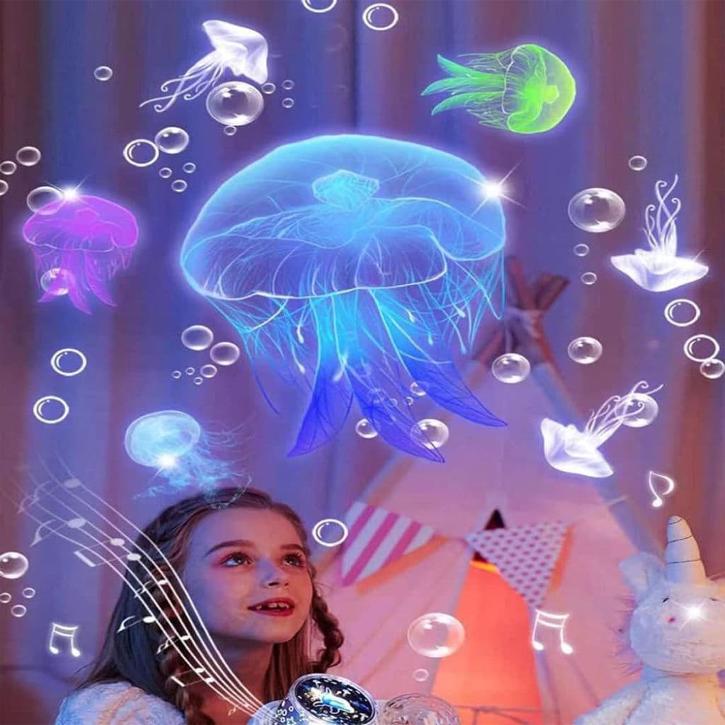 Projecteur de ciel étoilé pour enfants 2en1 - جهاز عرض ضوء ليلي بتصميم سماء النجوم للاطفال - Décoration - صورة 8