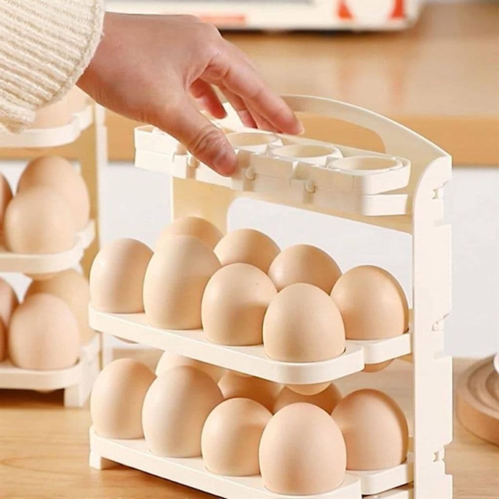 Organisateur d'oeufs 3 Tier – منظم البيض ثلاثة رفوف - Cuisine - صورة 5
