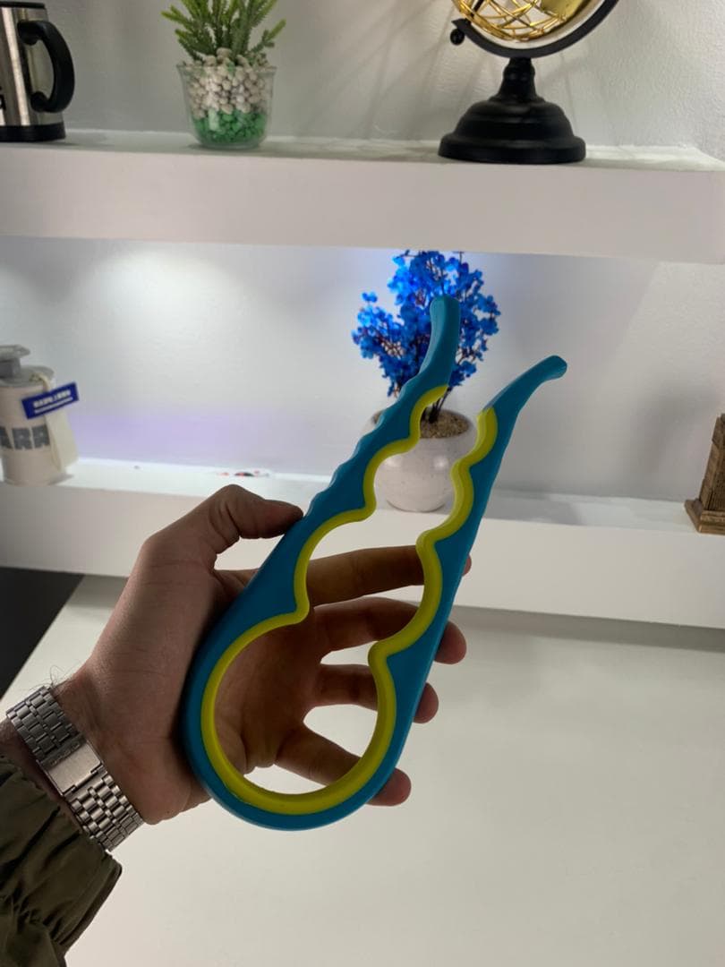 Ouvre-boîte Multifonction 4 en 1 et Cuillères à Mesurer Pliables en Silicone - فتاحة العلب متعددة الوظائف و ملاعق قياس قابلة للطي - Cuisine - صورة حقيقية 11