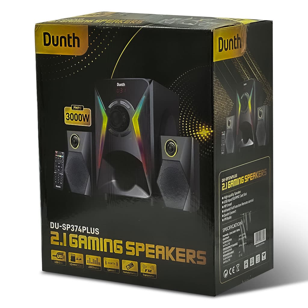 Haut-Parleur Bluetooth DUNTH 3000 W LED DU-SP374PLUS – مكبر صوت بلوتوث - Électronique - صورة 2