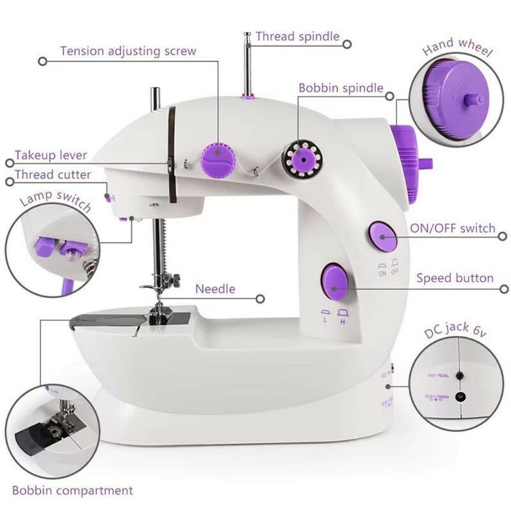 Machine à Coudre Électrique Portable avec Table – ماكينة خياطة كهربائية محمولة مع طاولة - Divers - صورة 7