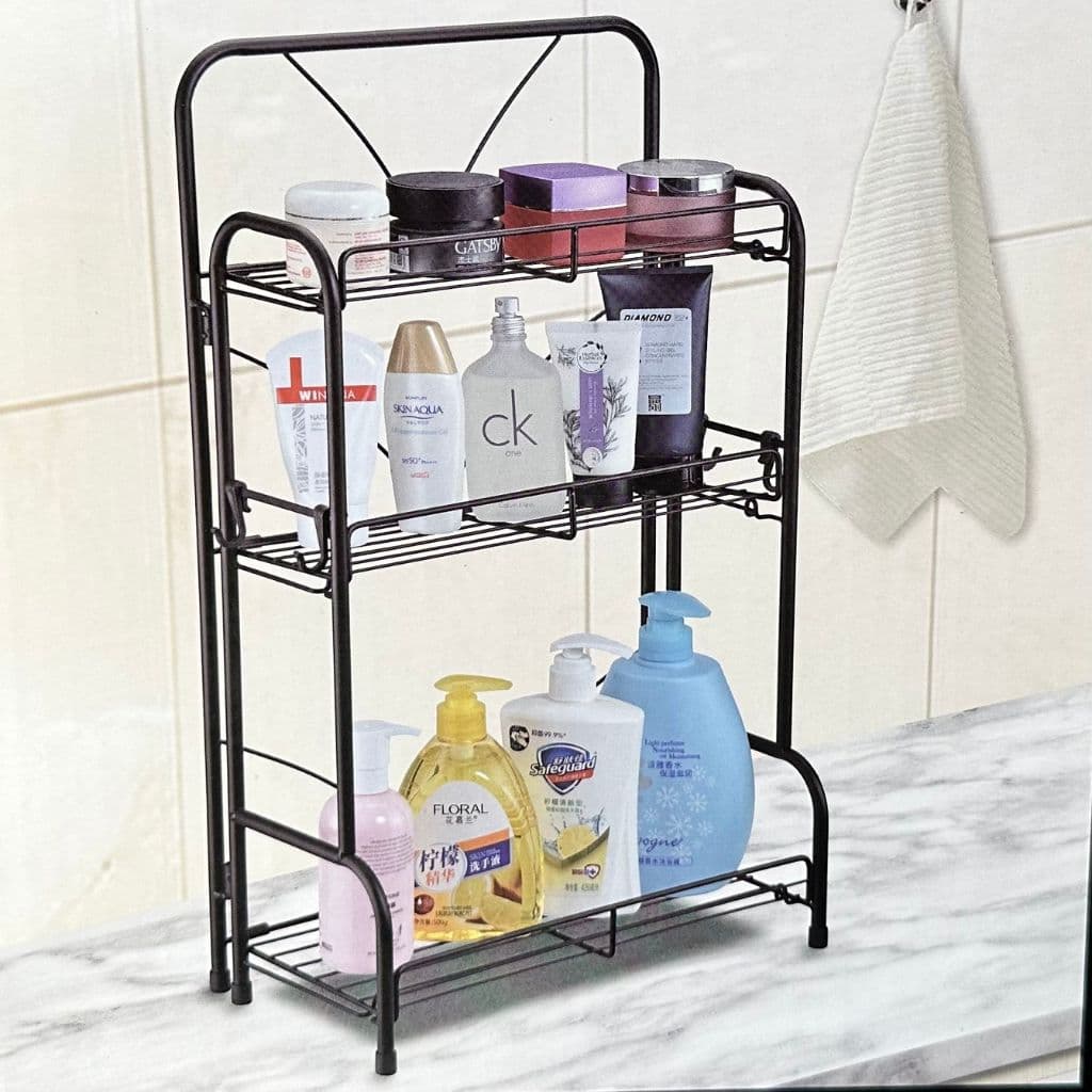 Étagère de Rangement à 3 Niveaux 59x19x35cm – وحدة رفوف تخزين بثلاث طبقات - Cuisine - صورة 7