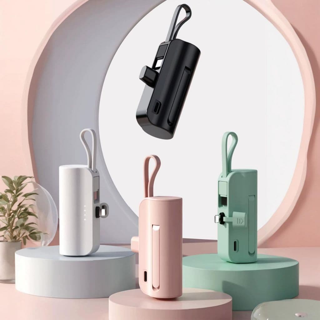 PowerBank 5000mAh et Support Telephone 2en1 – باور بانك - Électronique - صورة 2