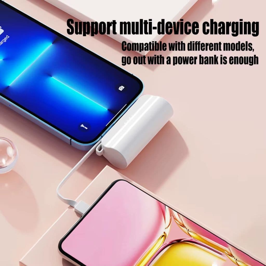 PowerBank 5000mAh et Support Telephone 2en1 – باور بانك - Électronique - صورة 6