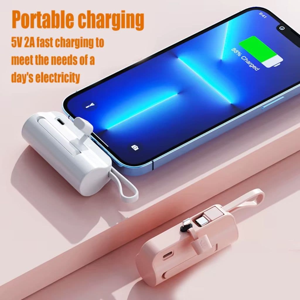 PowerBank 5000mAh et Support Telephone 2en1 – باور بانك - Électronique - صورة 8