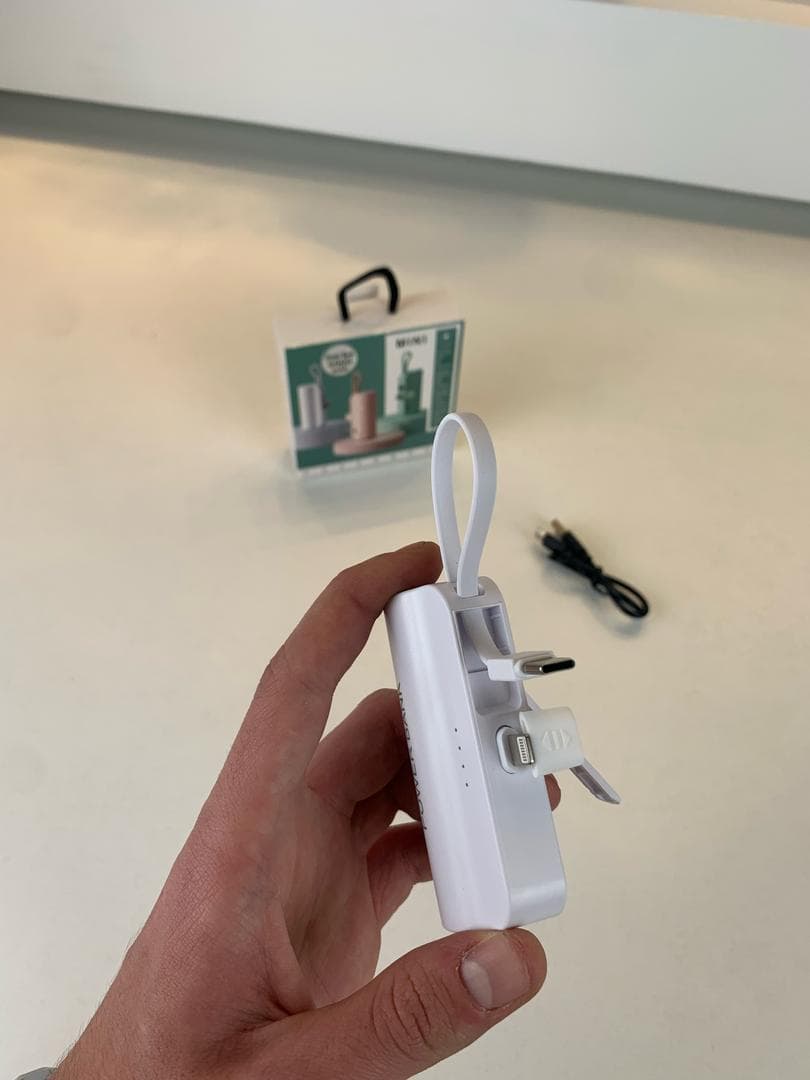 PowerBank 5000mAh et Support Telephone 2en1 – باور بانك - Électronique - صورة حقيقية 12