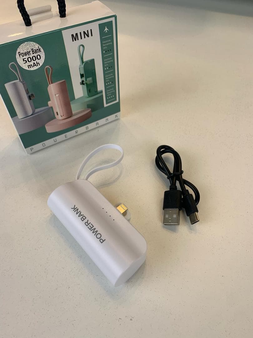 PowerBank 5000mAh et Support Telephone 2en1 – باور بانك - Électronique - صورة حقيقية 13
